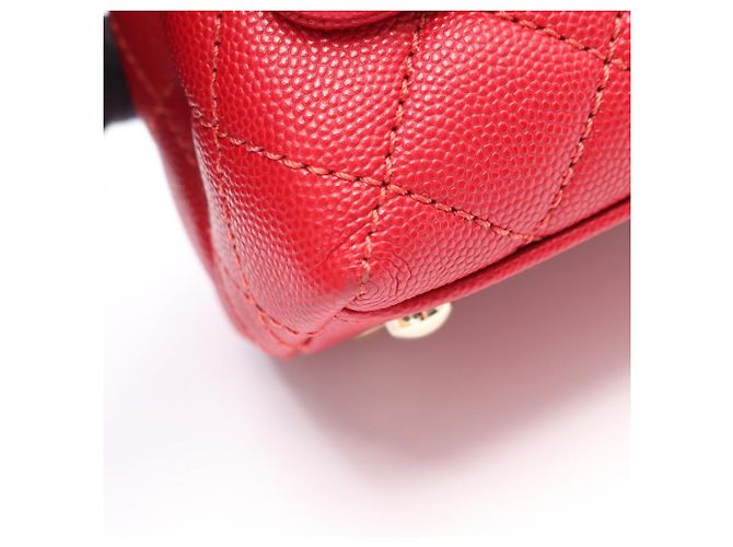 Borsa 2-Way Chanel Coco Handle XXS Top Rosso - vista 7