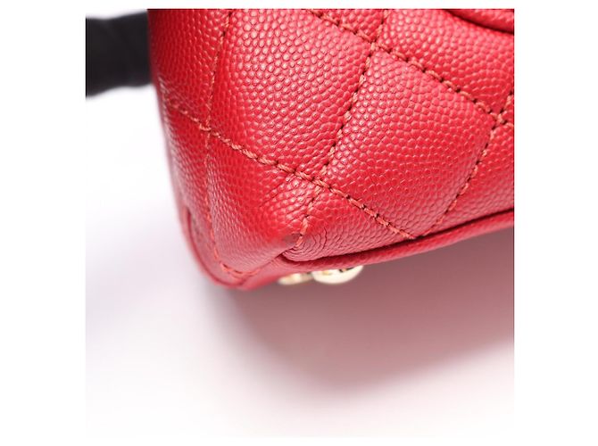 Borsa 2-Way Chanel Coco Handle XXS Top Rosso - vista 9