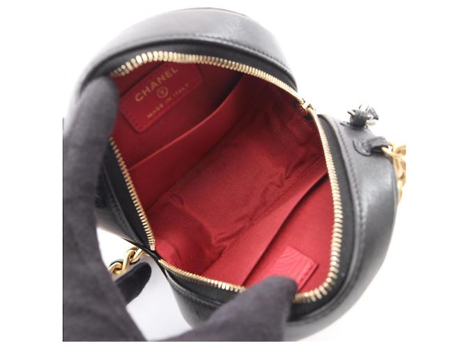Borsa a tracolla Chanel 19 in agnello trapuntato Nero - vista 3