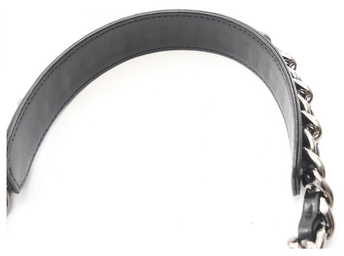 Borsa a tracolla Chanel 19 in agnello trapuntato Nero - vista 7