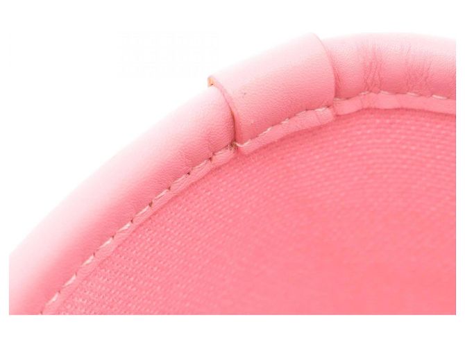 Borsa Tote Large Chanel Deauville Rosa Blu - vista 6