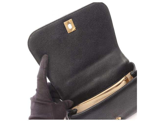 Bolsa Chanel Matelassé Small Flap Top Handle 2-Way Preto - vista 6