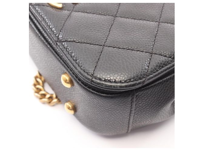 Bolsa Chanel Matelassé Small Flap Top Handle 2-Way Preto - vista 7