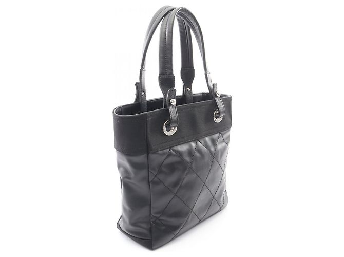 Borsa Tote Chanel Paris Biarritz PM Nero - vista 2