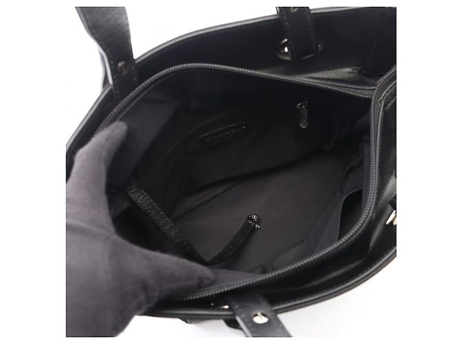 Borsa Tote Chanel Paris Biarritz PM Nero - vista 3