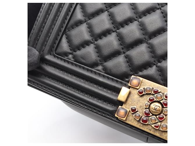 Borsa a tracolla Chanel Boy Nero - vista 11