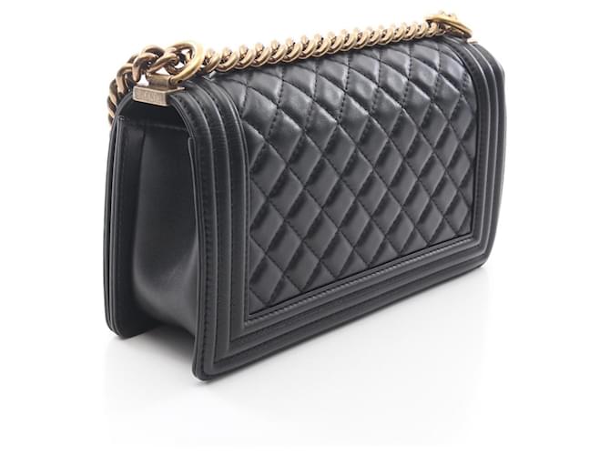 Borsa a tracolla Chanel Boy Nero - vista 2