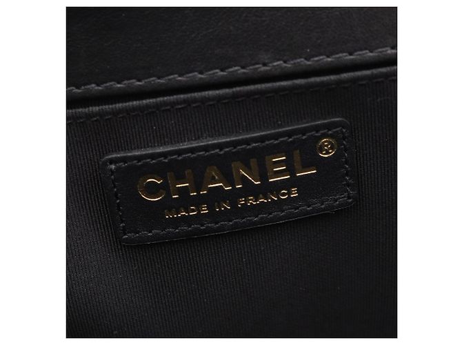 Borsa a tracolla Chanel Boy Nero - vista 4