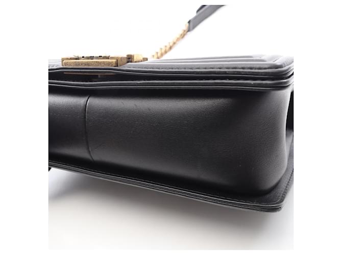 Borsa a tracolla Chanel Boy Nero - vista 8