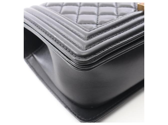 Borsa a tracolla Chanel Boy Nero - vista 9