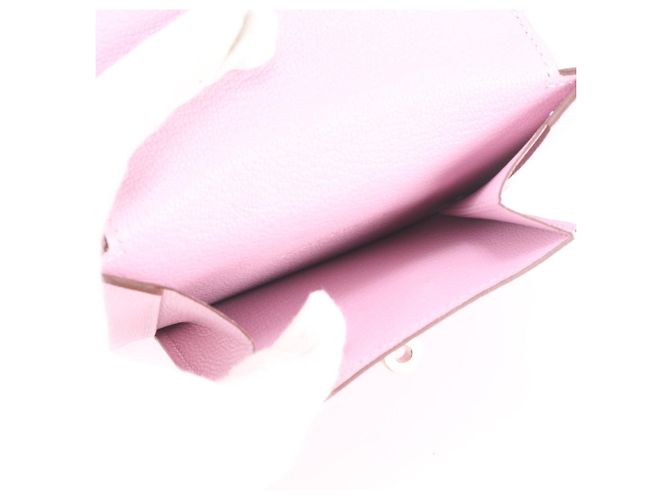 Hermès Cartera de cuero plegable Hermes Kelly Pocket Rosa - vista 5