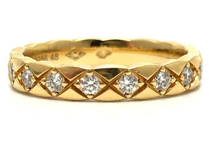 Chanel Coco Crush Mini Model Full Diamond Ring Golden - Ansicht 3