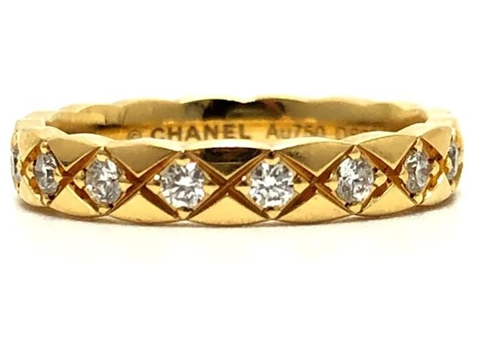 Chanel Coco Crush Mini Model Full Diamond Ring Golden - Ansicht 4
