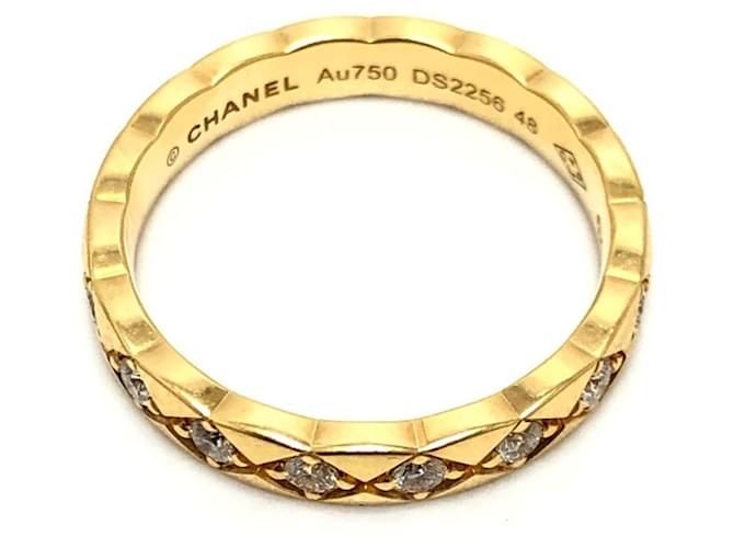 Chanel Coco Crush Mini Model Full Diamond Ring Golden - Ansicht 7
