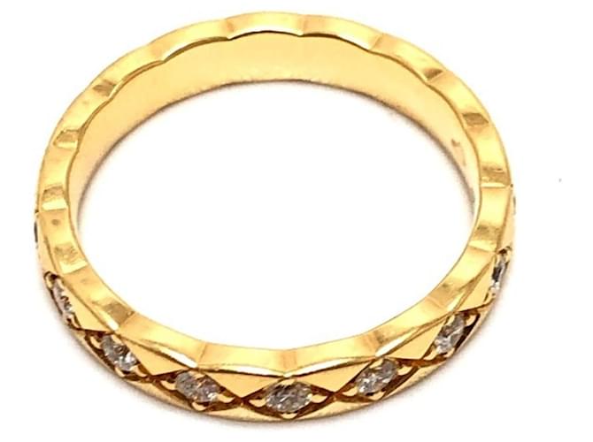 Chanel Coco Crush Mini Model Full Diamond Ring Golden - Ansicht 8