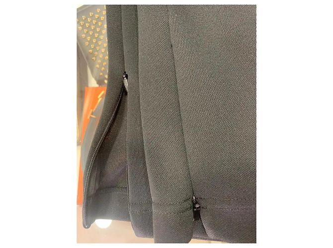 Fendi Black FF Monogram Stripe Stretch Leggings - view 5