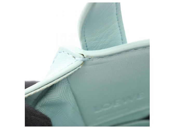 Loewe Hammock Bag - Gebrauchte Lederhandtasche Blau - Ansicht 7