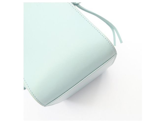 Loewe Hammock Bag - Gebrauchte Lederhandtasche Blau - Ansicht 9