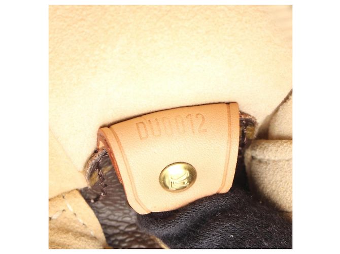 Borsa a Spalla Louis Vuitton Monogram Looping GM Marrone - vista 5