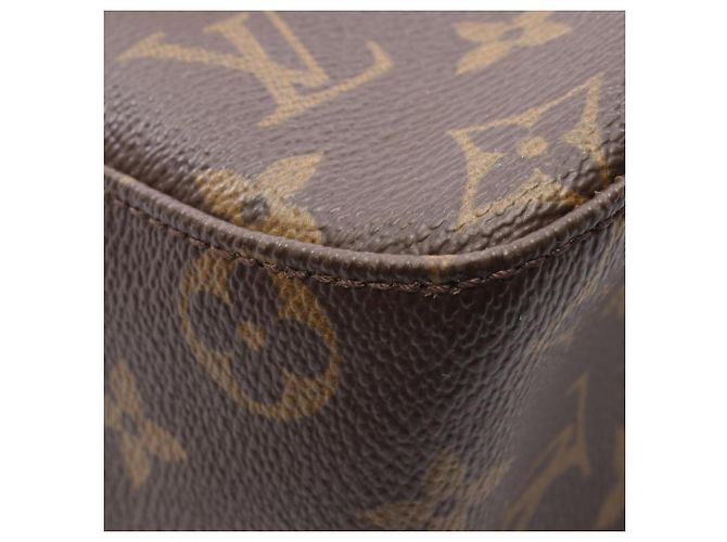 Borsa a Spalla Louis Vuitton Monogram Looping GM Marrone - vista 8
