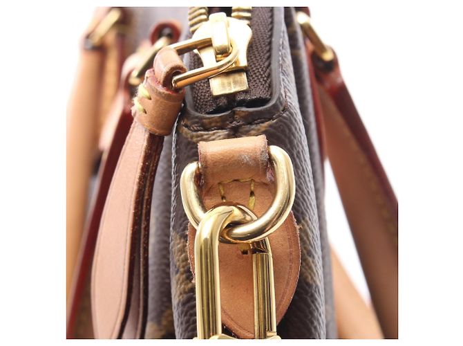 Borsa Louis Vuitton Rivoli PM Marrone - vista 10