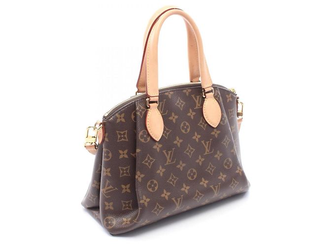 Borsa Louis Vuitton Rivoli PM Marrone - vista 2