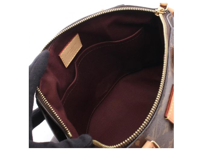 Borsa Louis Vuitton Rivoli PM Marrone - vista 3