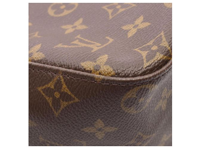 Borsa a Spalla Louis Vuitton Looping GM Marrone - vista 11