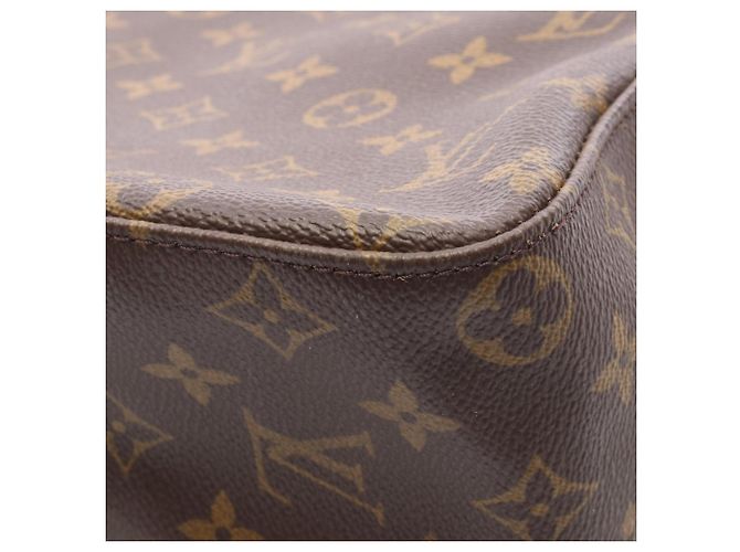 Borsa a Spalla Louis Vuitton Looping GM Marrone - vista 12