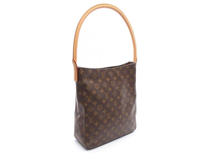 Borsa a Spalla Louis Vuitton Looping GM Marrone - vista 2