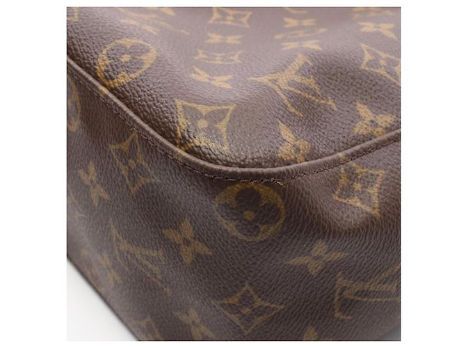 Borsa a Spalla Louis Vuitton Looping GM Marrone - vista 8