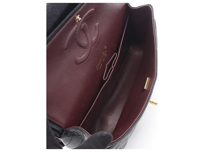 Timeless Borsa a tracolla Chanel Matelassé Double Flap Nero - vista 3