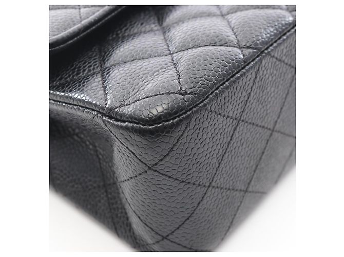 Timeless Borsa a tracolla Chanel Matelassé Double Flap Nero - vista 8