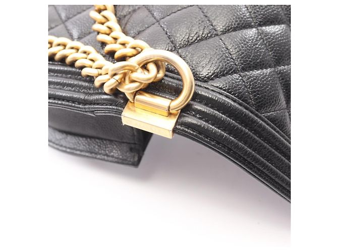 Borsa a Spalla Chanel Boy Small Nero - vista 8