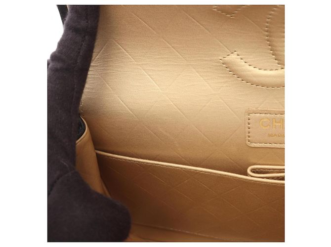 Timeless Borsa a Spalla Chanel Matelassé Double Flap Icon Charm Nero - vista 6