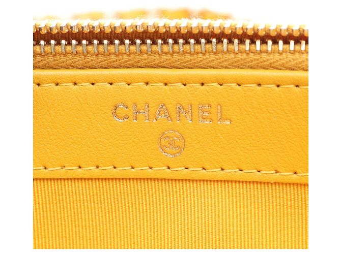 Borsa Chanel Matelassé Gialla Giallo - vista 5