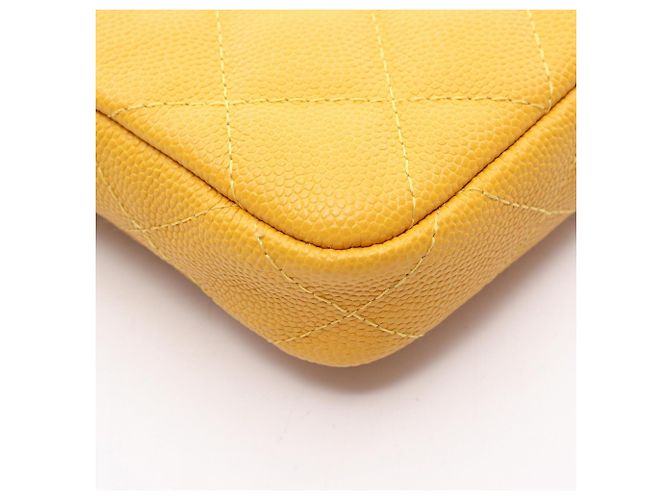 Borsa Chanel Matelassé Gialla Giallo - vista 7
