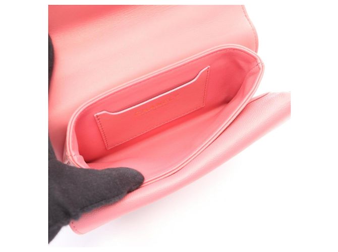Borsa Chanel Matelassé Top Handle 2-Way Shoulder Bag Rosa - vista 3