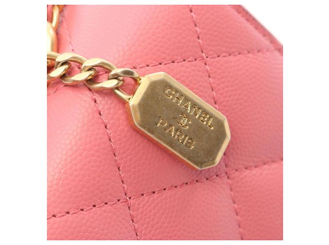 Borsa Chanel Matelassé Top Handle 2-Way Shoulder Bag Rosa - vista 9