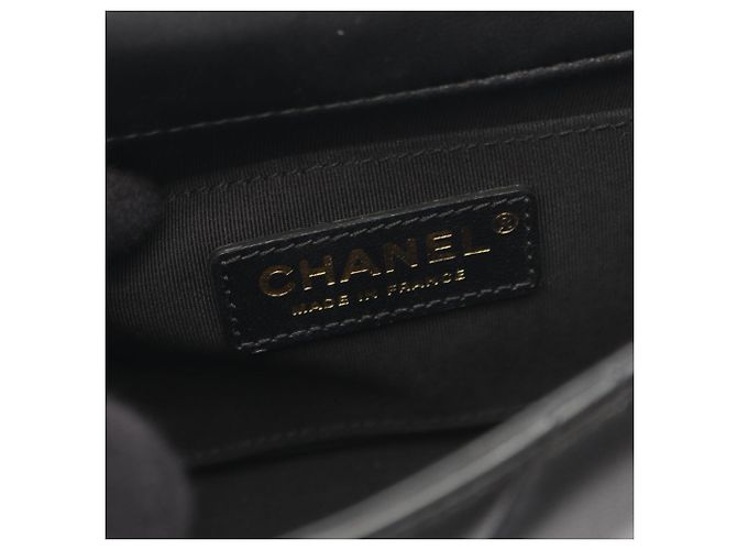 Borsa a Spalla Chanel Matelassé Small Flap Nero - vista 4