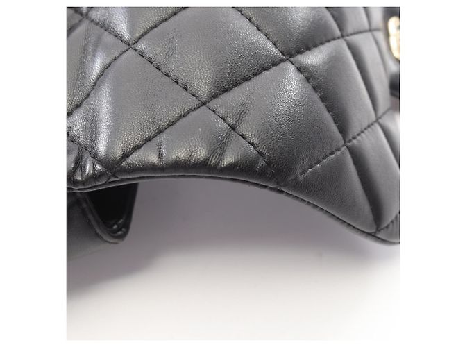 Borsa a Spalla Chanel Matelassé Small Flap Nero - vista 7