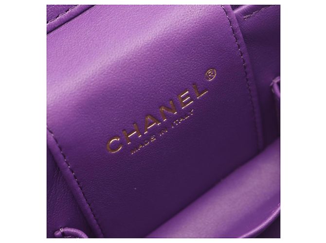 Vanity Beauty Case Matelassé Chanel Porpora - vista 4