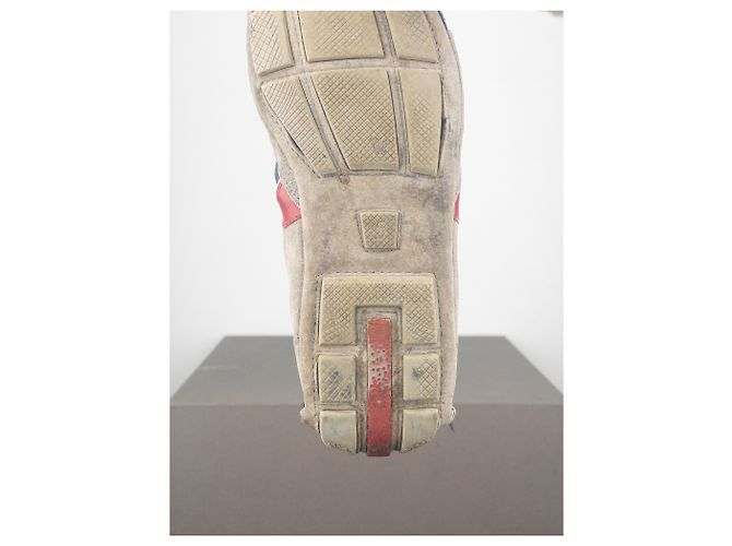Sneakers Monte Carlo Prada 2000s (5, bianco, blu navy, grigio, rosso) - vista 9