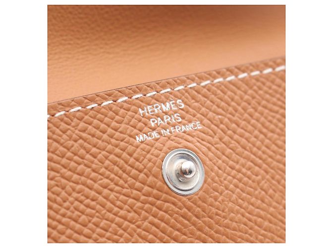 Hermès Hermes Kelly Pocket 18 Gold Belt Braun Silber - Ansicht 8