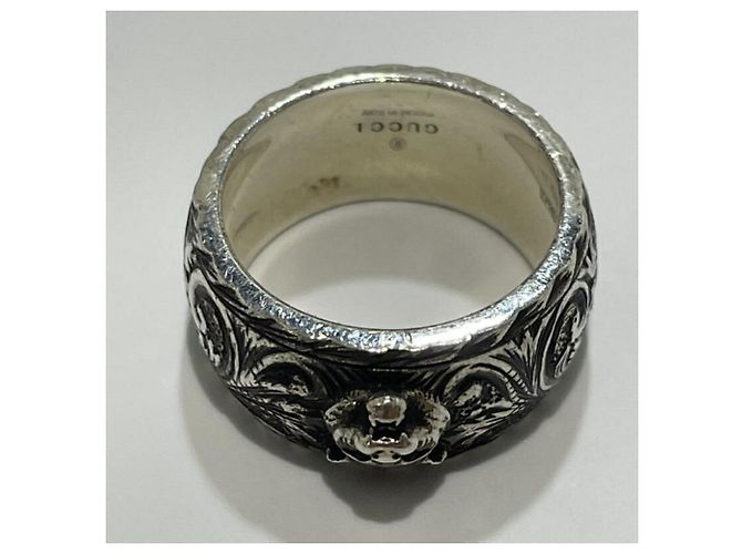 GUCCI Katzenkopf-Ring in Silber - Ansicht 2