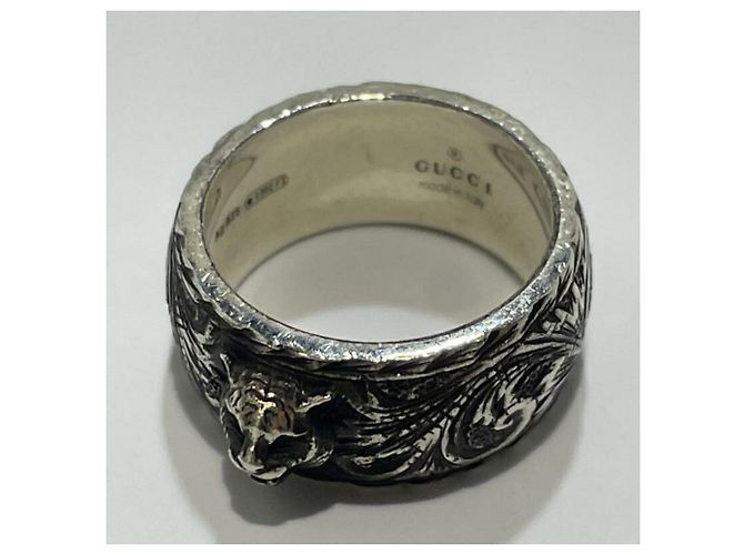 GUCCI Katzenkopf-Ring in Silber - Ansicht 3