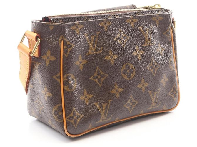 Borsa a Spalla Louis Vuitton Vivacite PM Marrone - vista 2