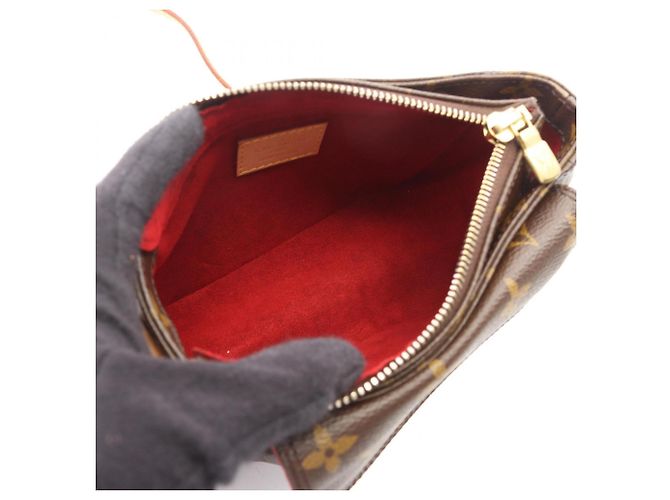 Borsa a Spalla Louis Vuitton Vivacite PM Marrone - vista 3