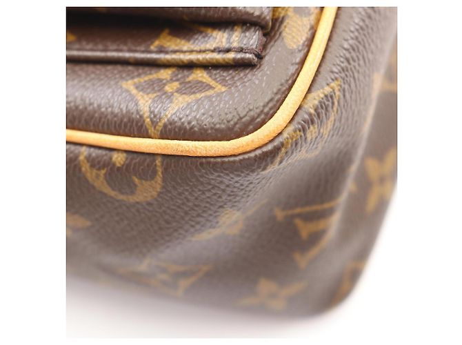 Borsa a Spalla Louis Vuitton Vivacite PM Marrone - vista 6