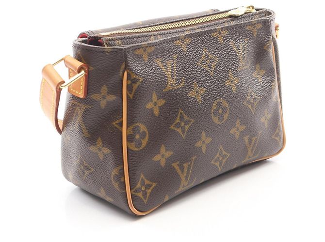 Borsa a Spalla Louis Vuitton Vivacite PM Marrone - vista 2